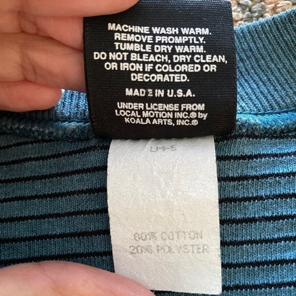 Local MOTION Hawaii Yin & Yang Logo Green Tee Shirt Men L Large - Picture 5 of 6